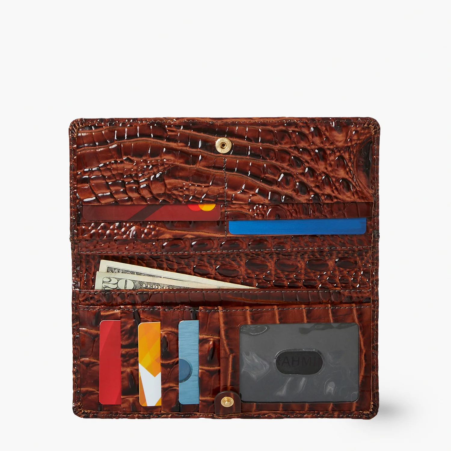 Brahmin Melbourne Collection Ady Wallet, Electric Indigo Ombre