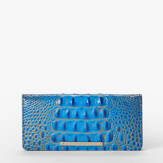 Brahmin Melbourne Collection Ady Wallet, Electric Indigo Ombre