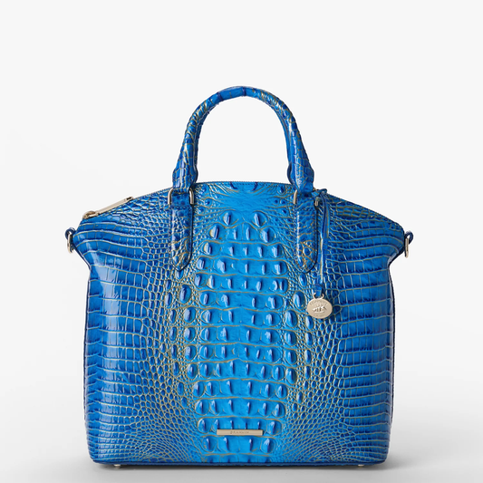 Brahmin Melbourne Collection Duxbury Satchel, Electric Indigo Ombre